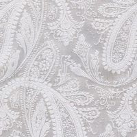 White Grey Jacquard Fabrics